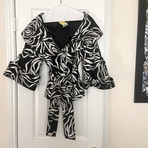 Black & sliver jacket